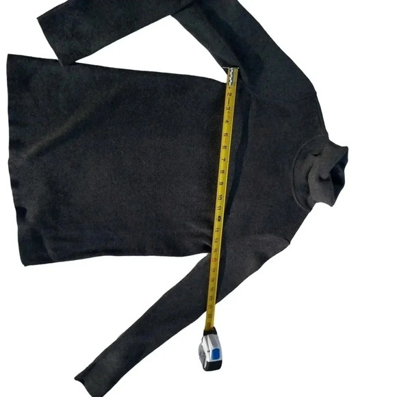 Chicos Womens Gray Turtleneck Long Sleeve Size 0 - Picture 7 of 10